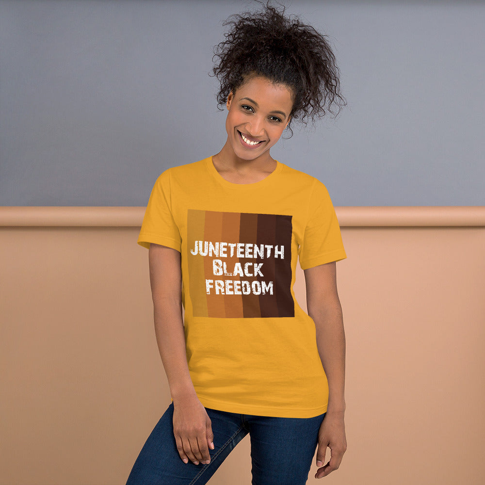 Unisex “Juneteenth black freedom” t-shirt