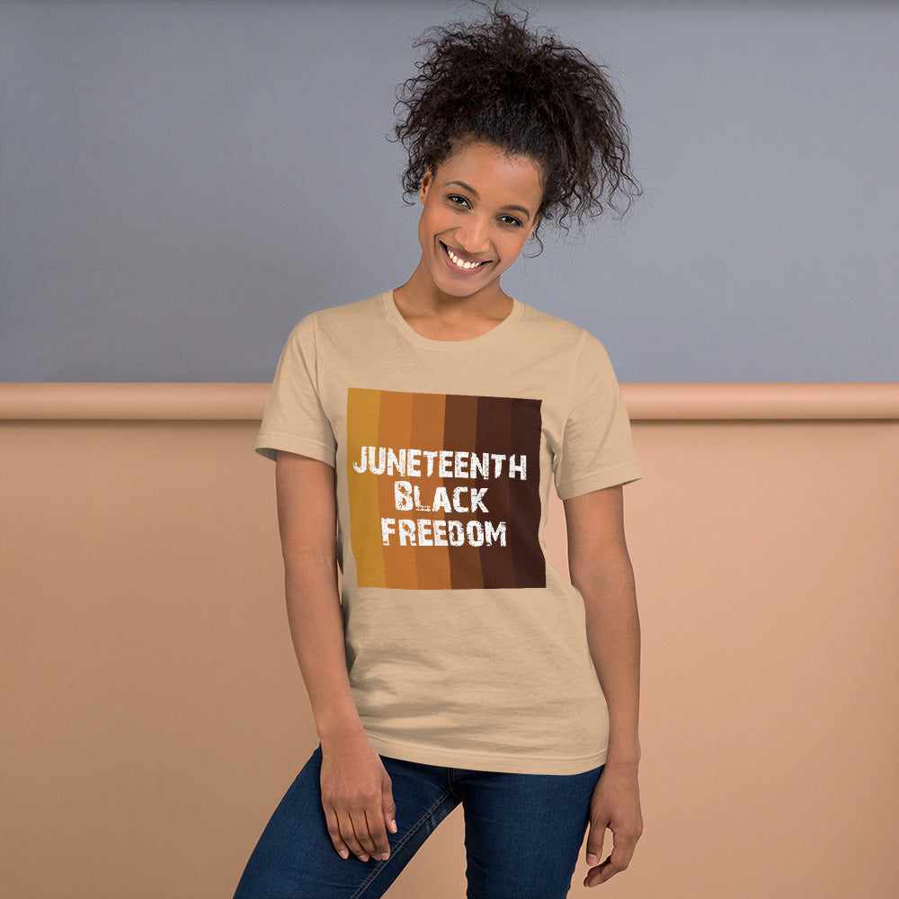 Unisex “Juneteenth black freedom” t-shirt