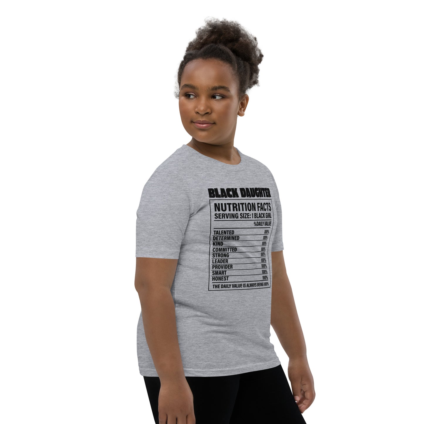 Youth Short Sleeve "Black daughter" T-Shirt