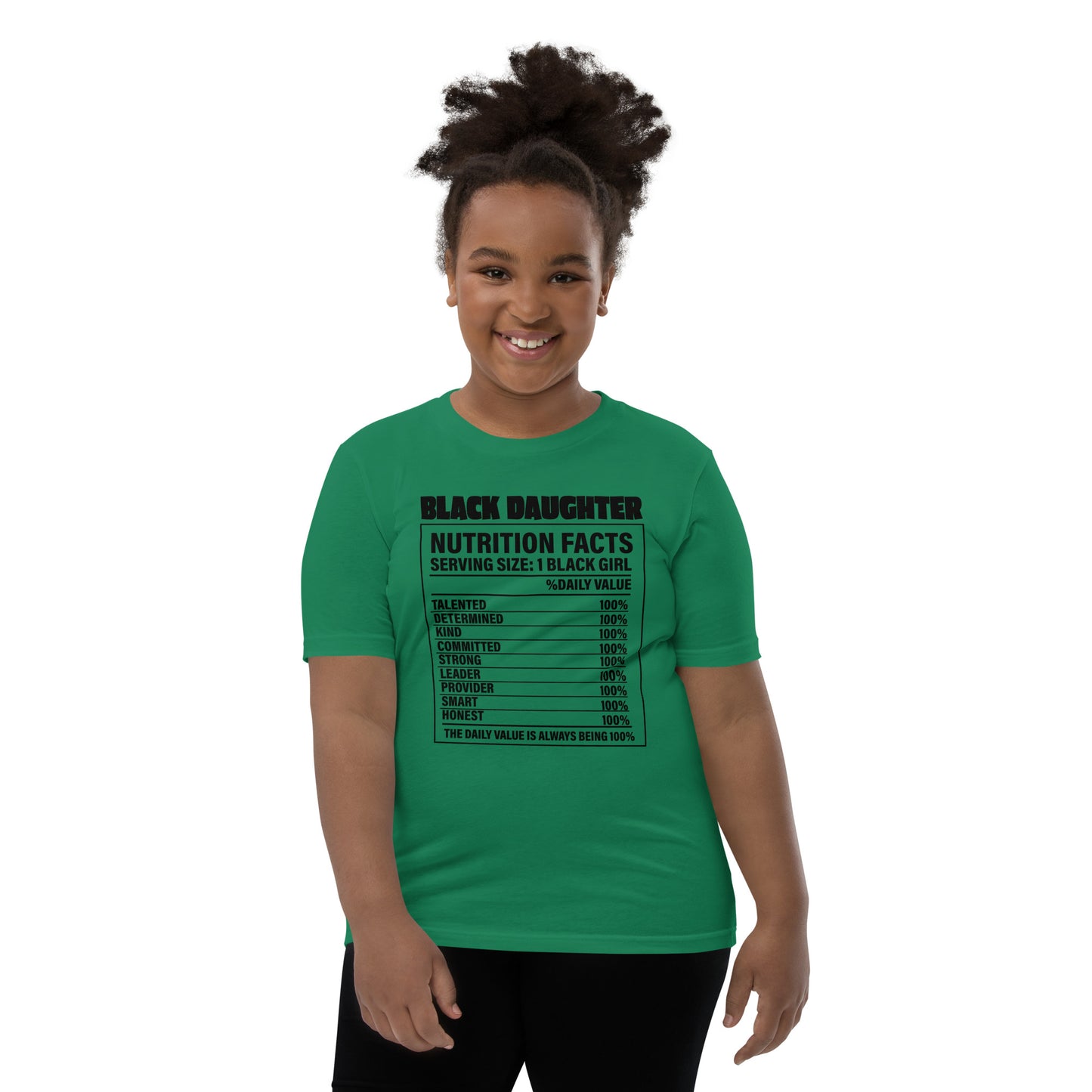 Youth Short Sleeve "Black daughter" T-Shirt