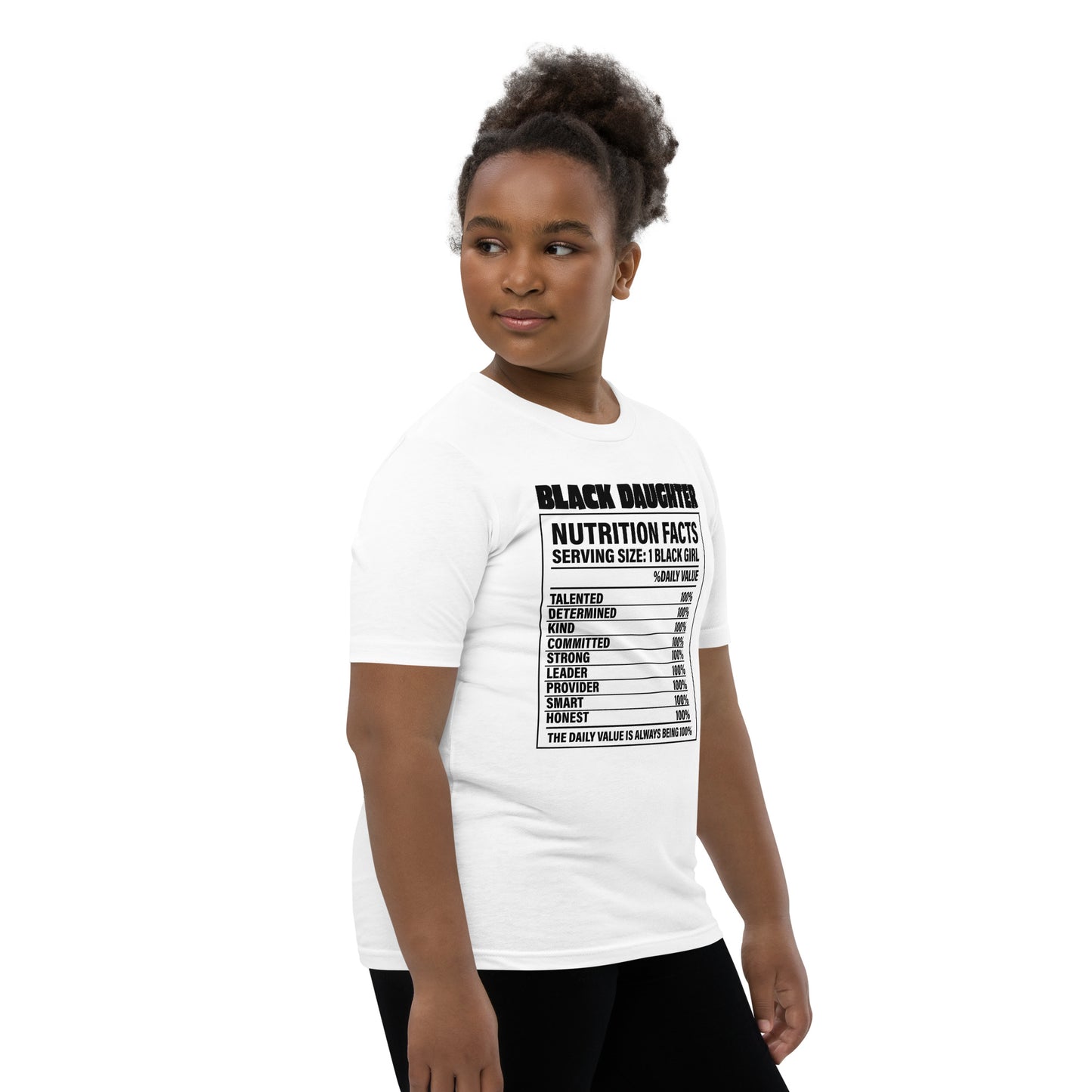 Youth Short Sleeve "Black daughter" T-Shirt