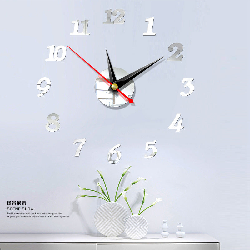 DIY Creative 3D Wall Clock Acrylic