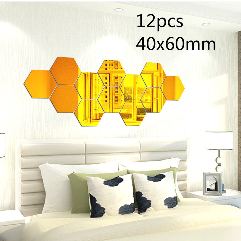 DIY Creative 3D Wall Clock Acrylic