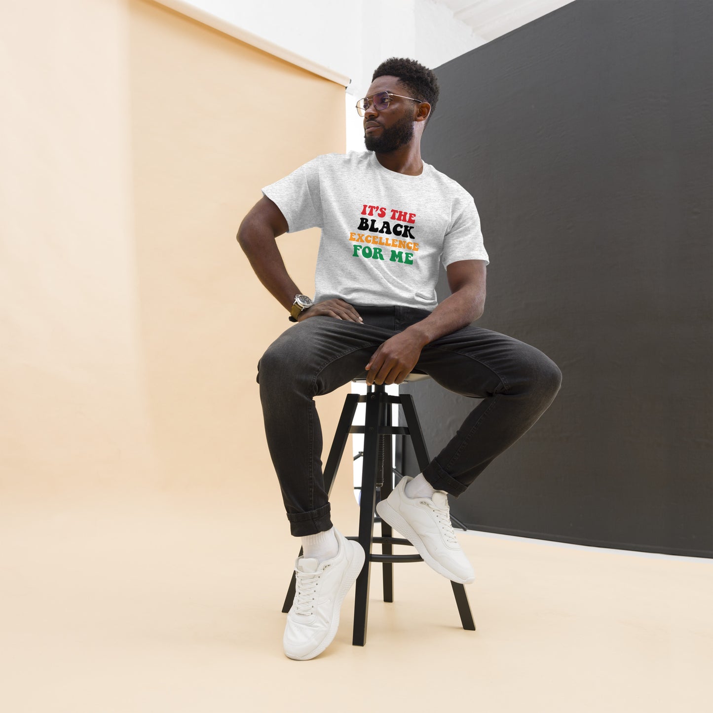 Men "it's the Black Excellence" classic tee