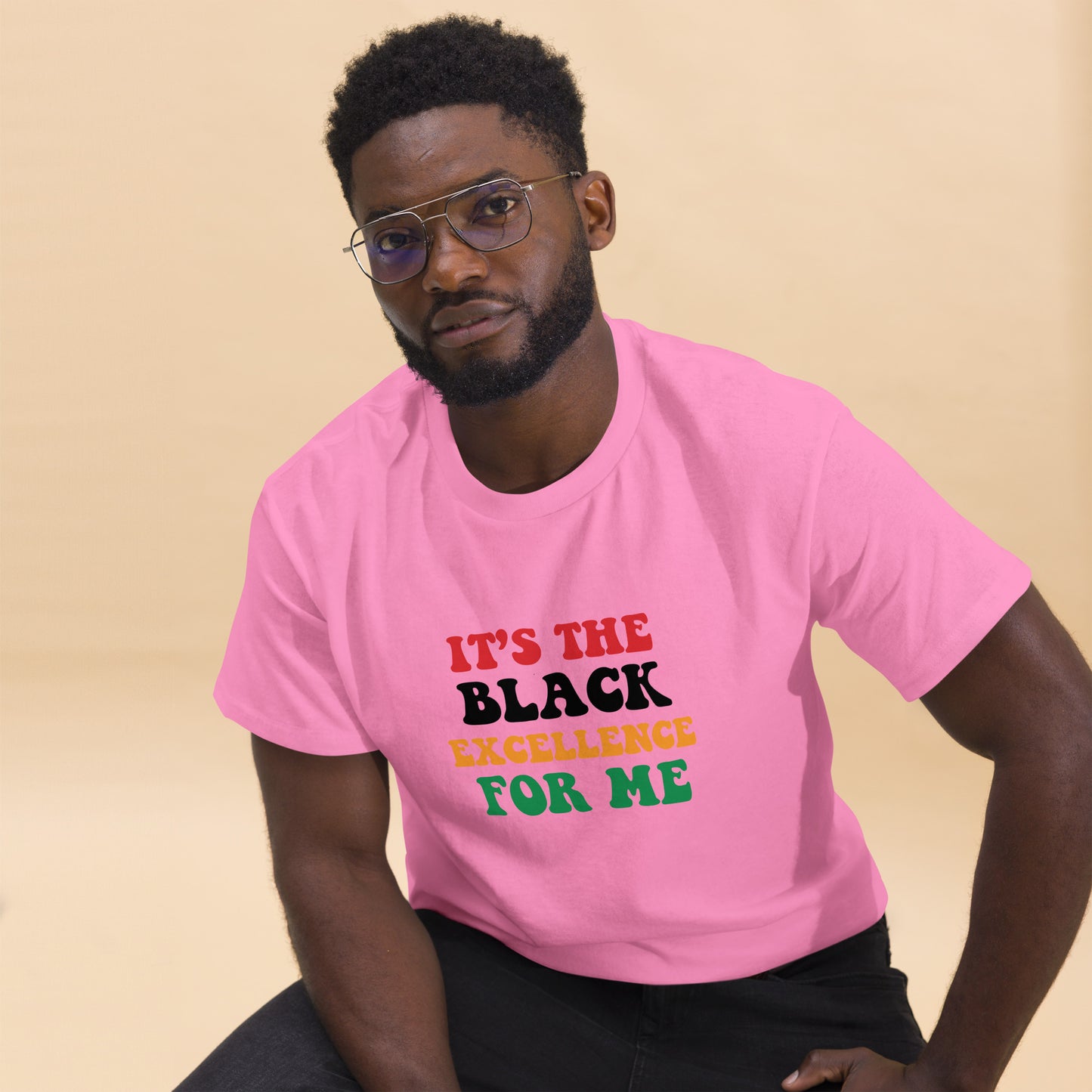 Men "it's the Black Excellence" classic tee