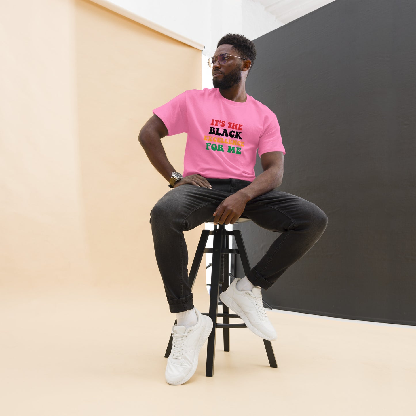 Men "it's the Black Excellence" classic tee