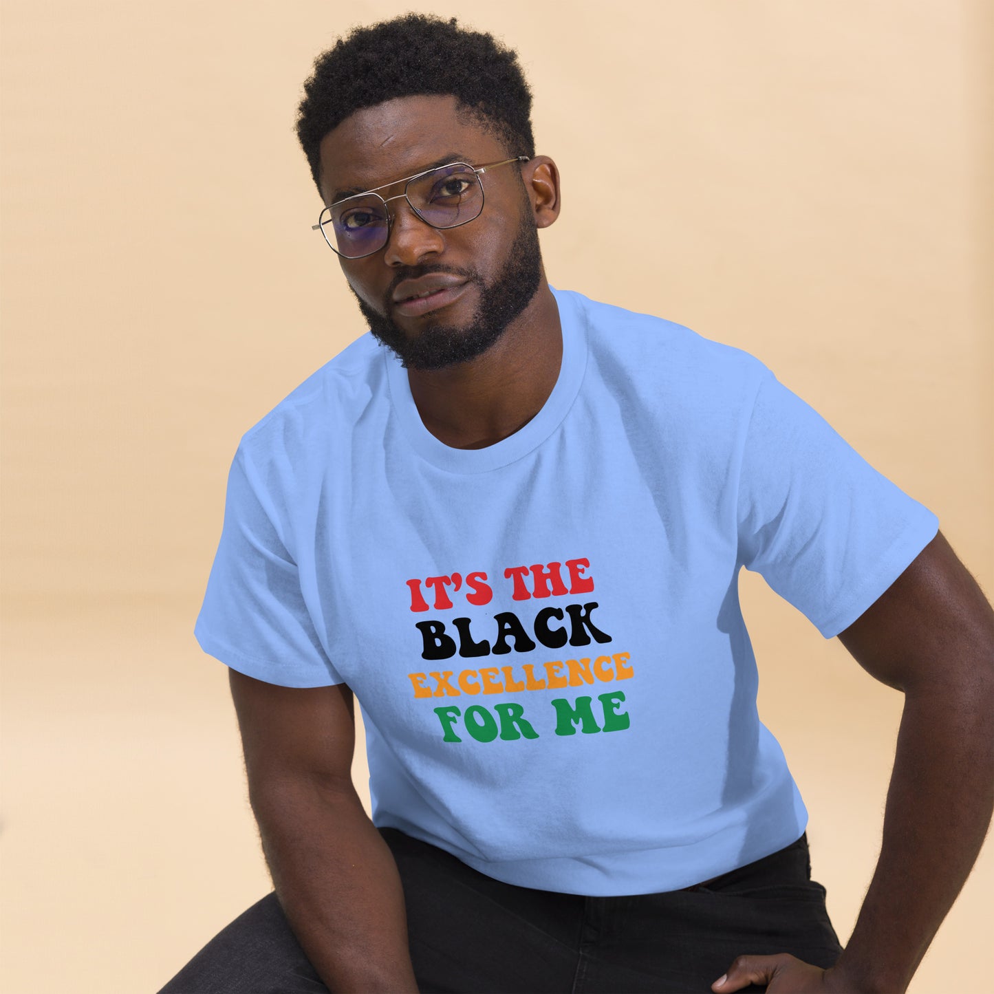 Men "it's the Black Excellence" classic tee