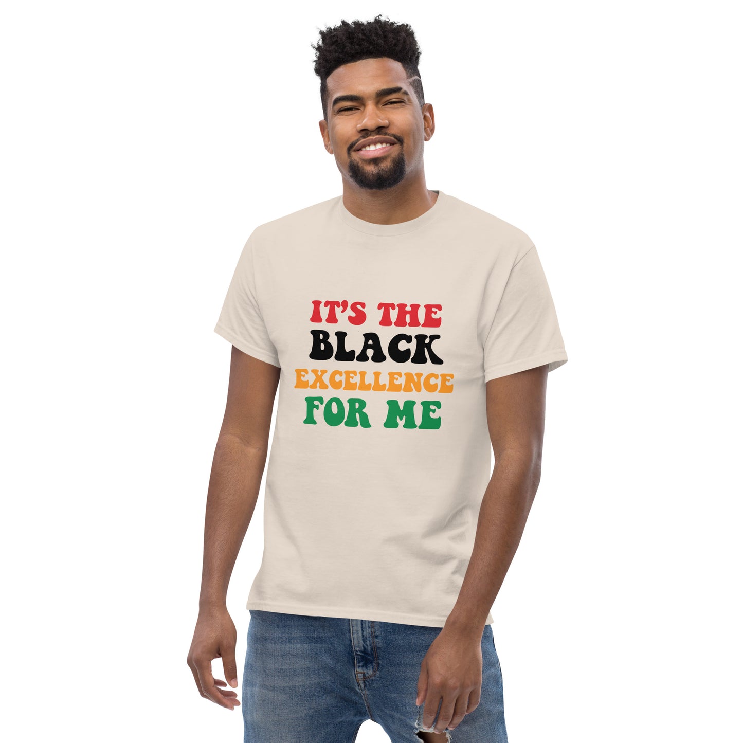 Men "it's the Black Excellence" classic tee