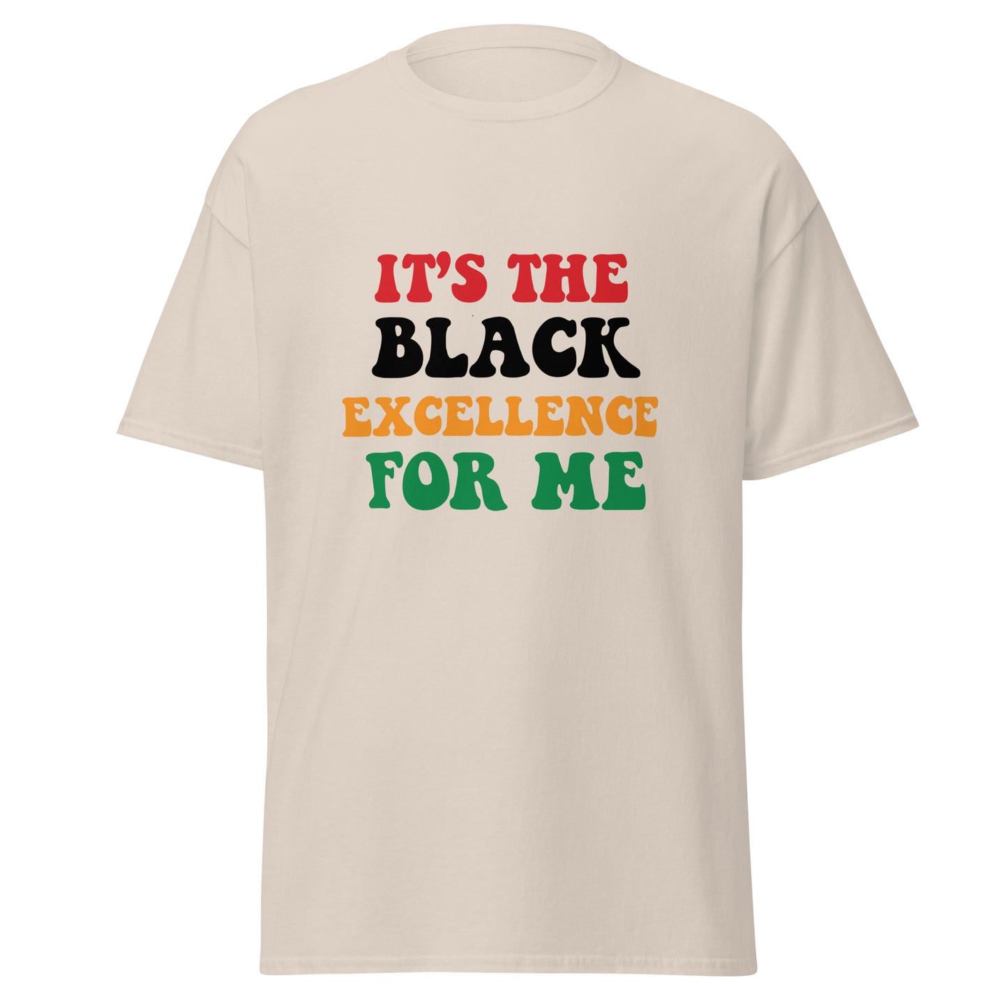 Men "it's the Black Excellence" classic tee