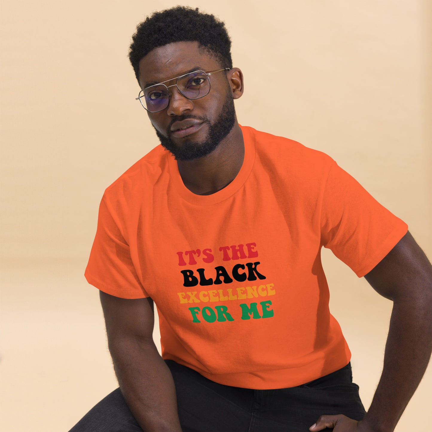 Men "it's the Black Excellence" classic tee