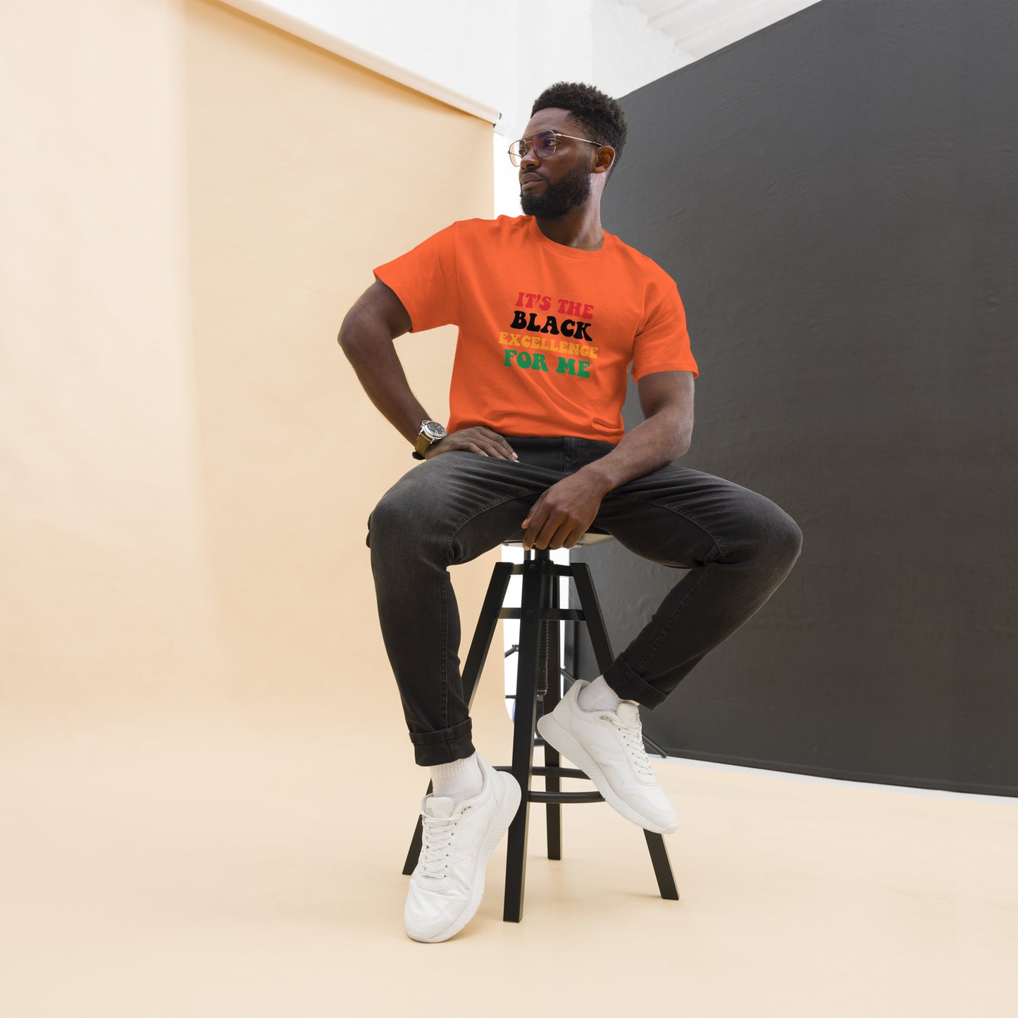 Men "it's the Black Excellence" classic tee