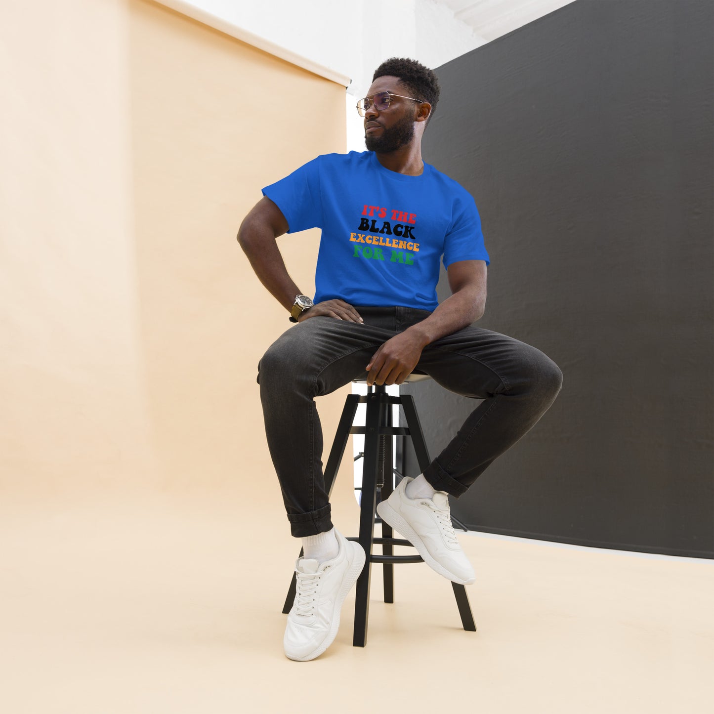 Men "it's the Black Excellence" classic tee