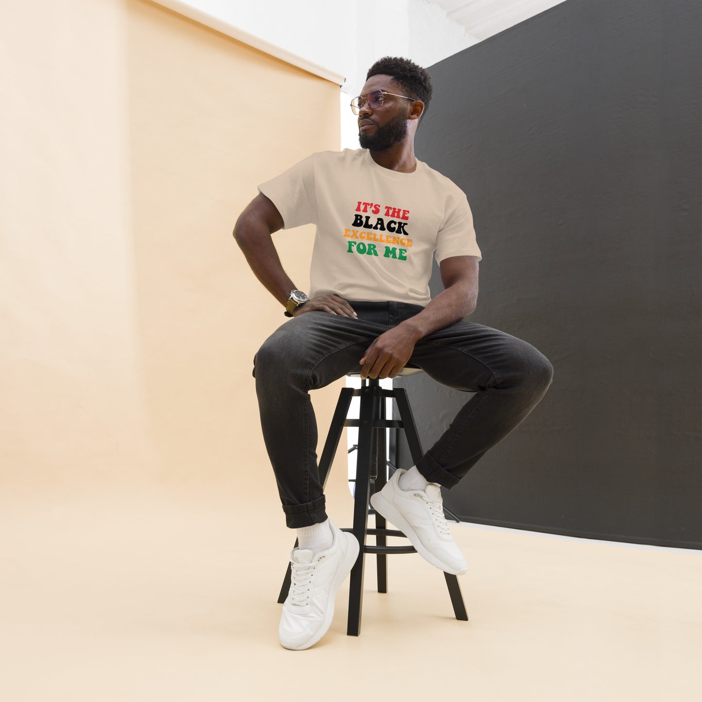 Men "it's the Black Excellence" classic tee