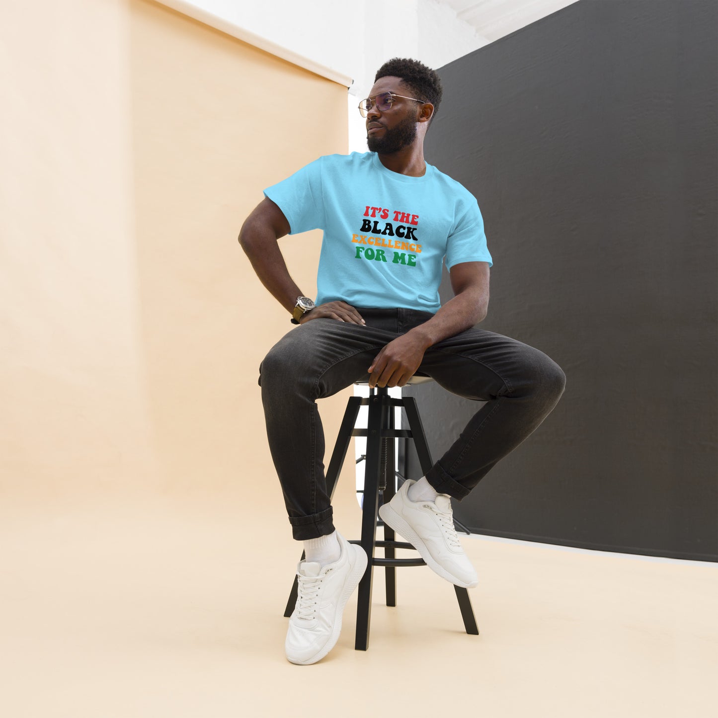 Men "it's the Black Excellence" classic tee