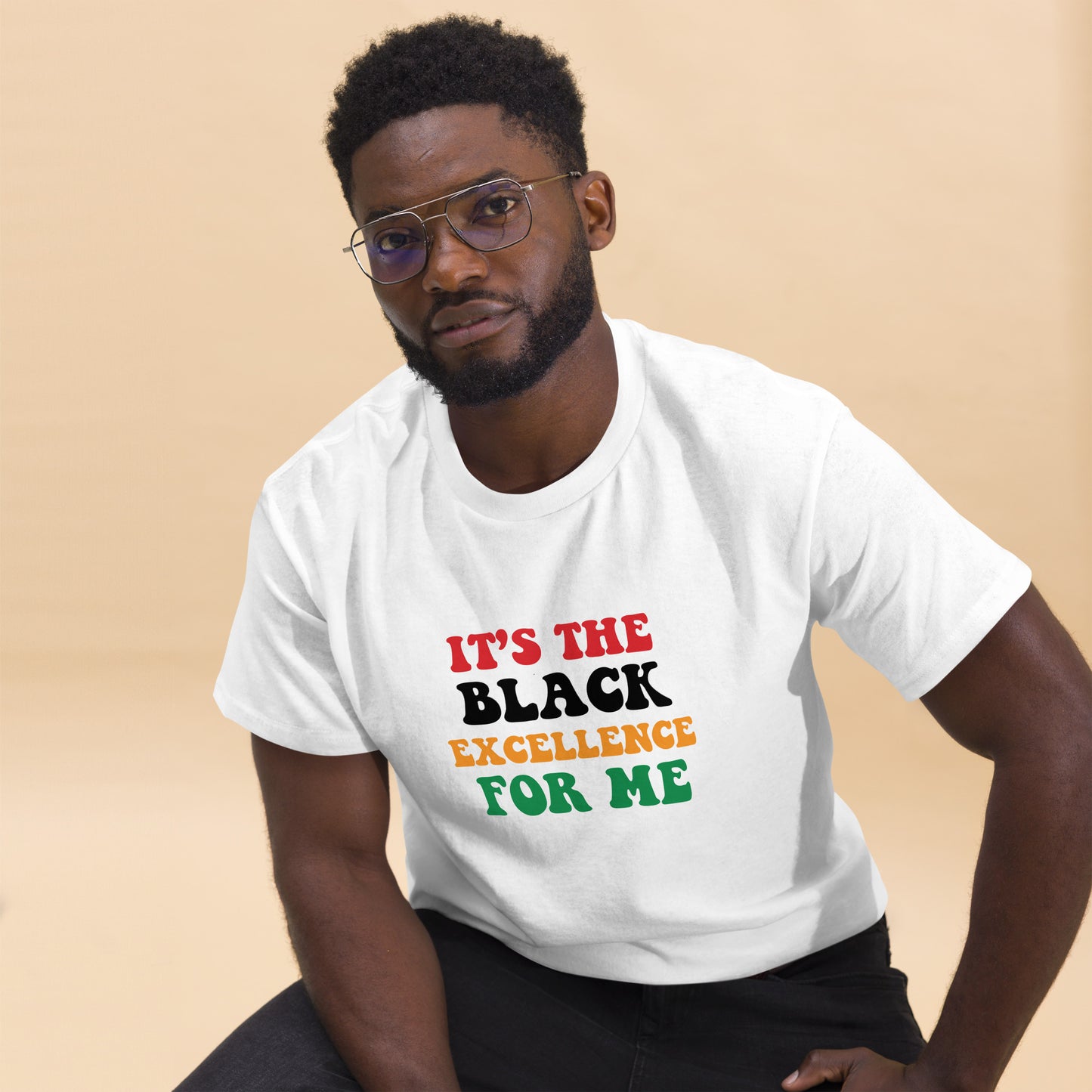 Men "it's the Black Excellence" classic tee