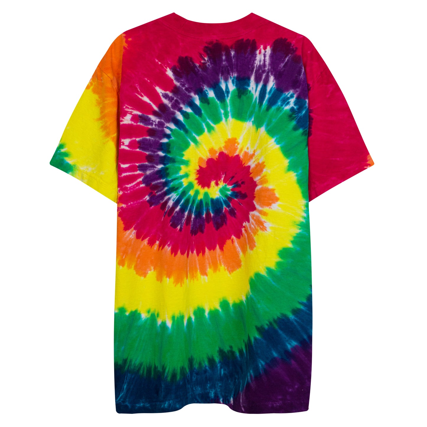 Oversized tie-dye "You Can Get Blocked" t-shirt