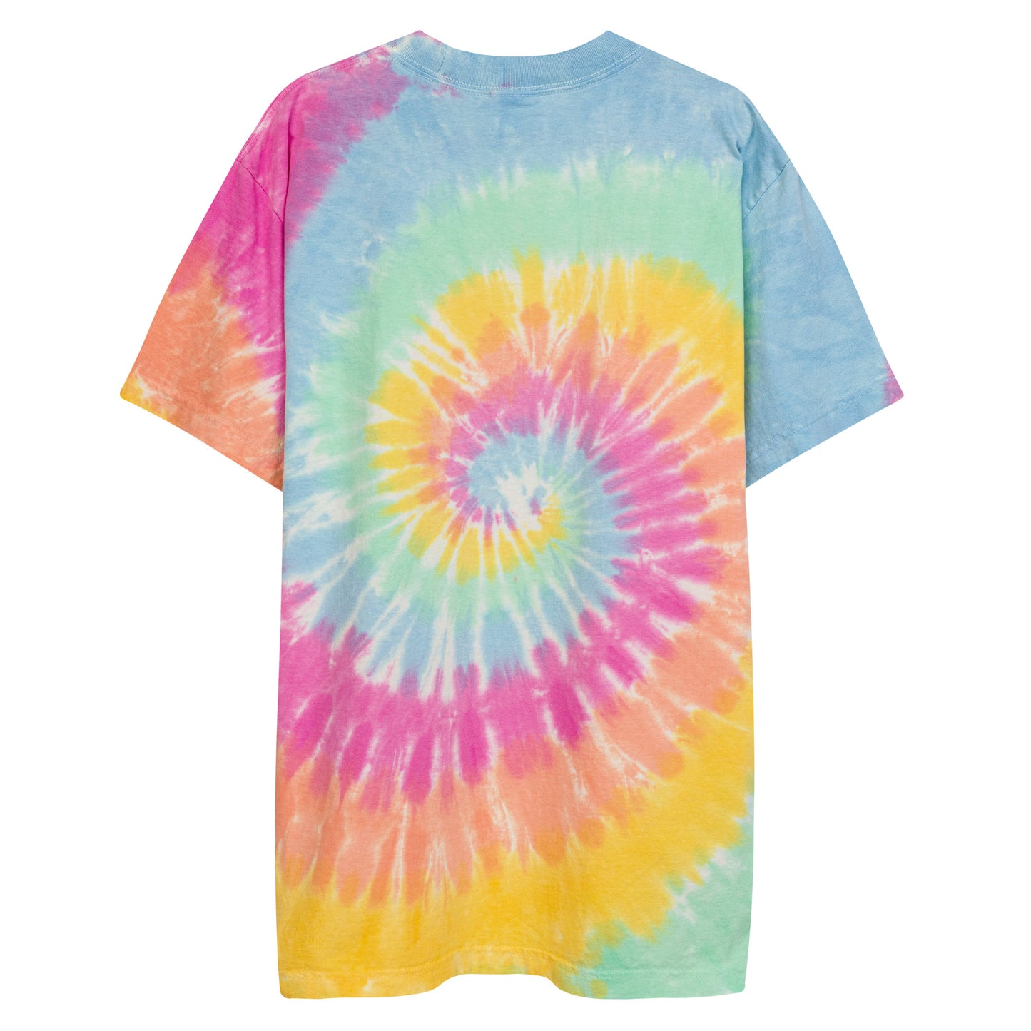 Oversized tie-dye "You Can Get Blocked" t-shirt