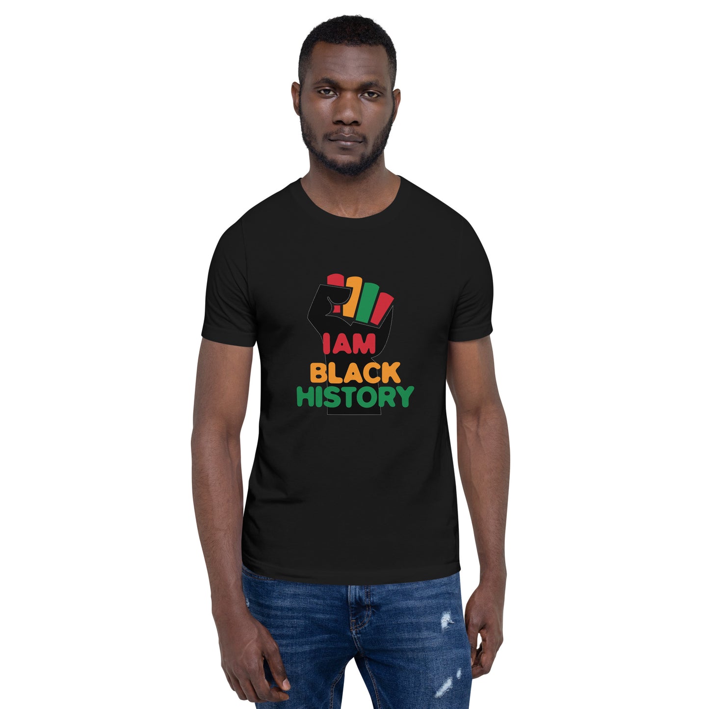 Unisex "I am black history" t-shirt