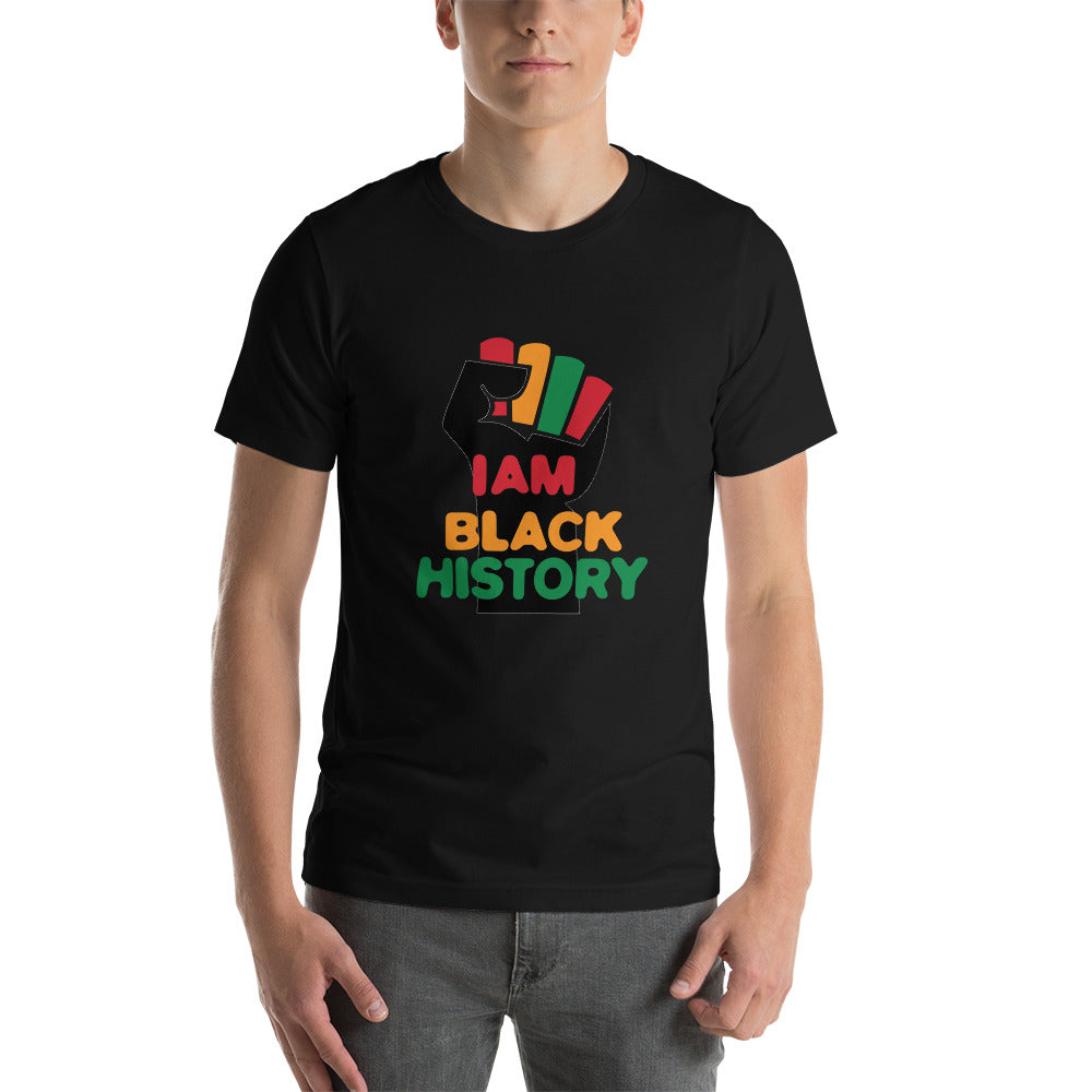 Unisex "I am black history" t-shirt