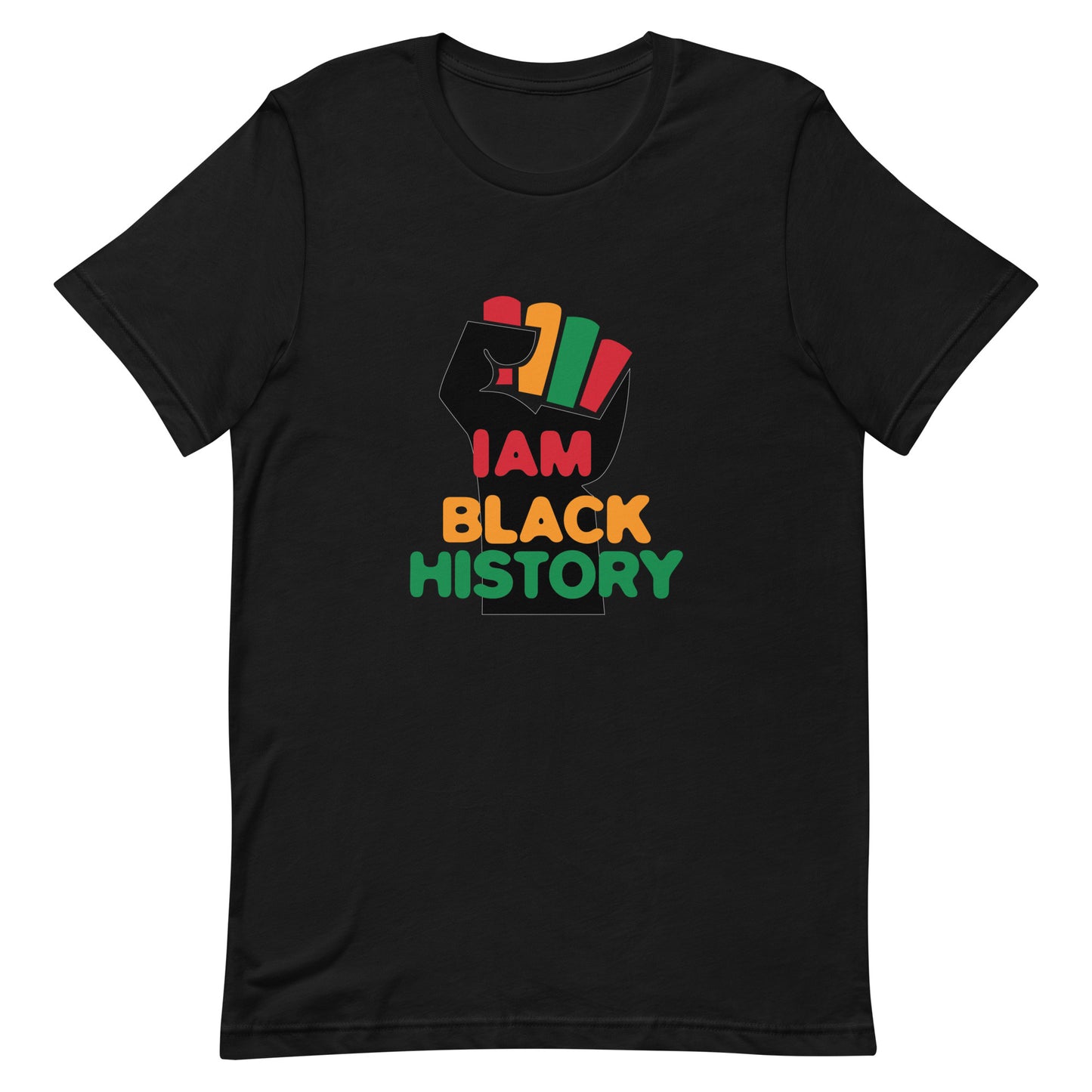 Unisex "I am black history" t-shirt