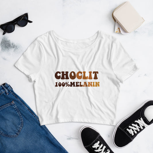 Women’s "Choclit" Crop Tee