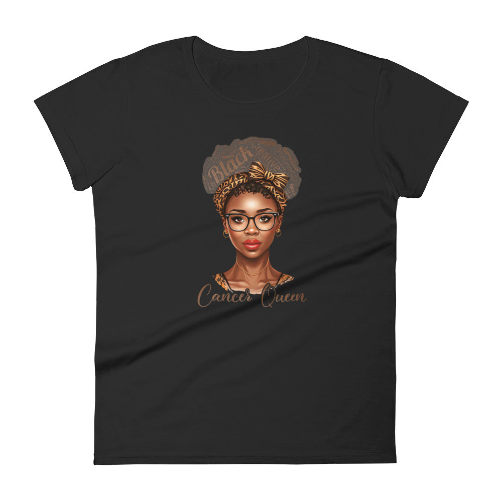 Women's short sleeve “Cancer Queen” t-shirt