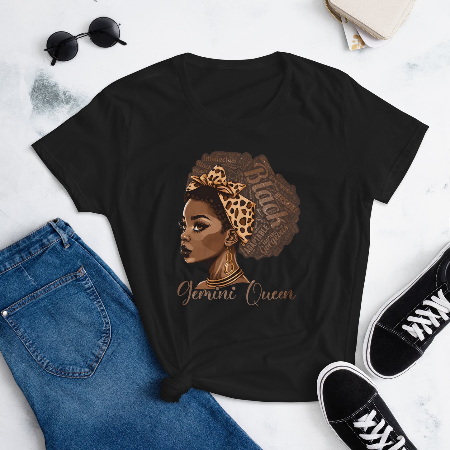 Women's short sleeve "Gemini Queen" t-shirt