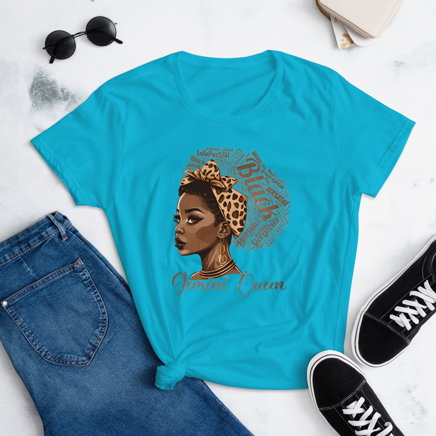 Women's short sleeve "Gemini Queen" t-shirt