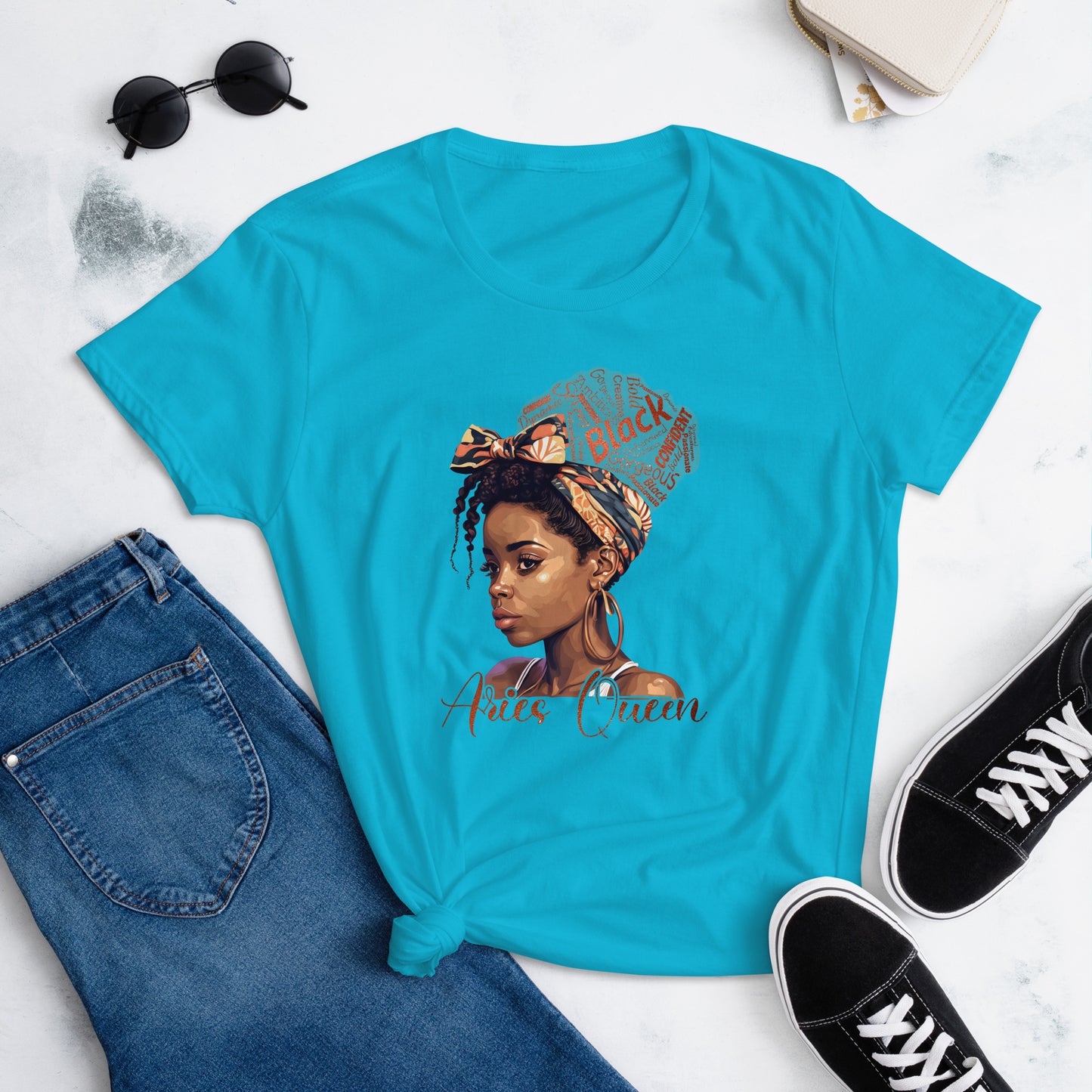 Women's short sleeve "Aries Queen" t-shirt