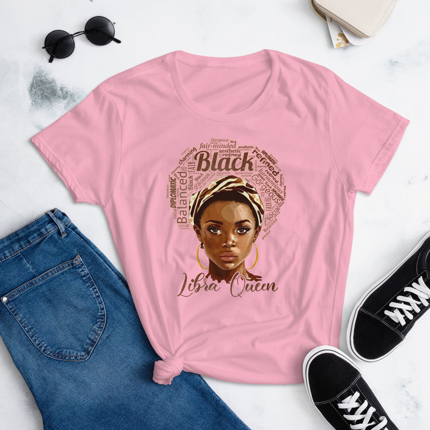 Women's short sleeve "Libra Queen" t-shirt