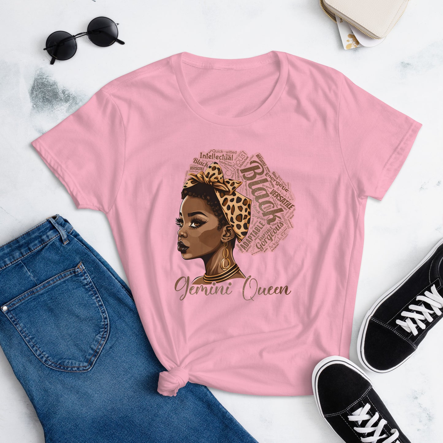 Women's short sleeve "Gemini Queen" t-shirt