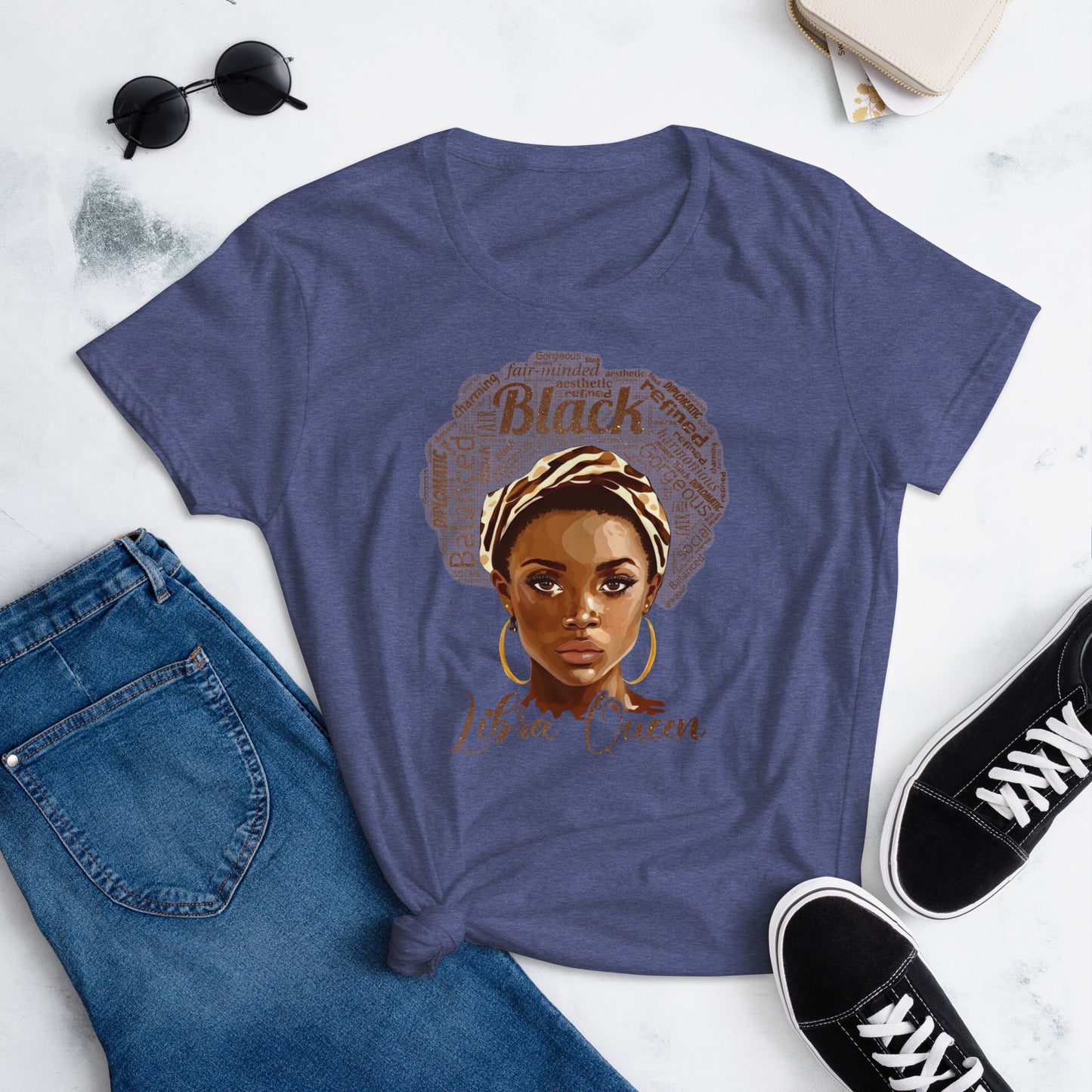 Women's short sleeve "Libra Queen" t-shirt