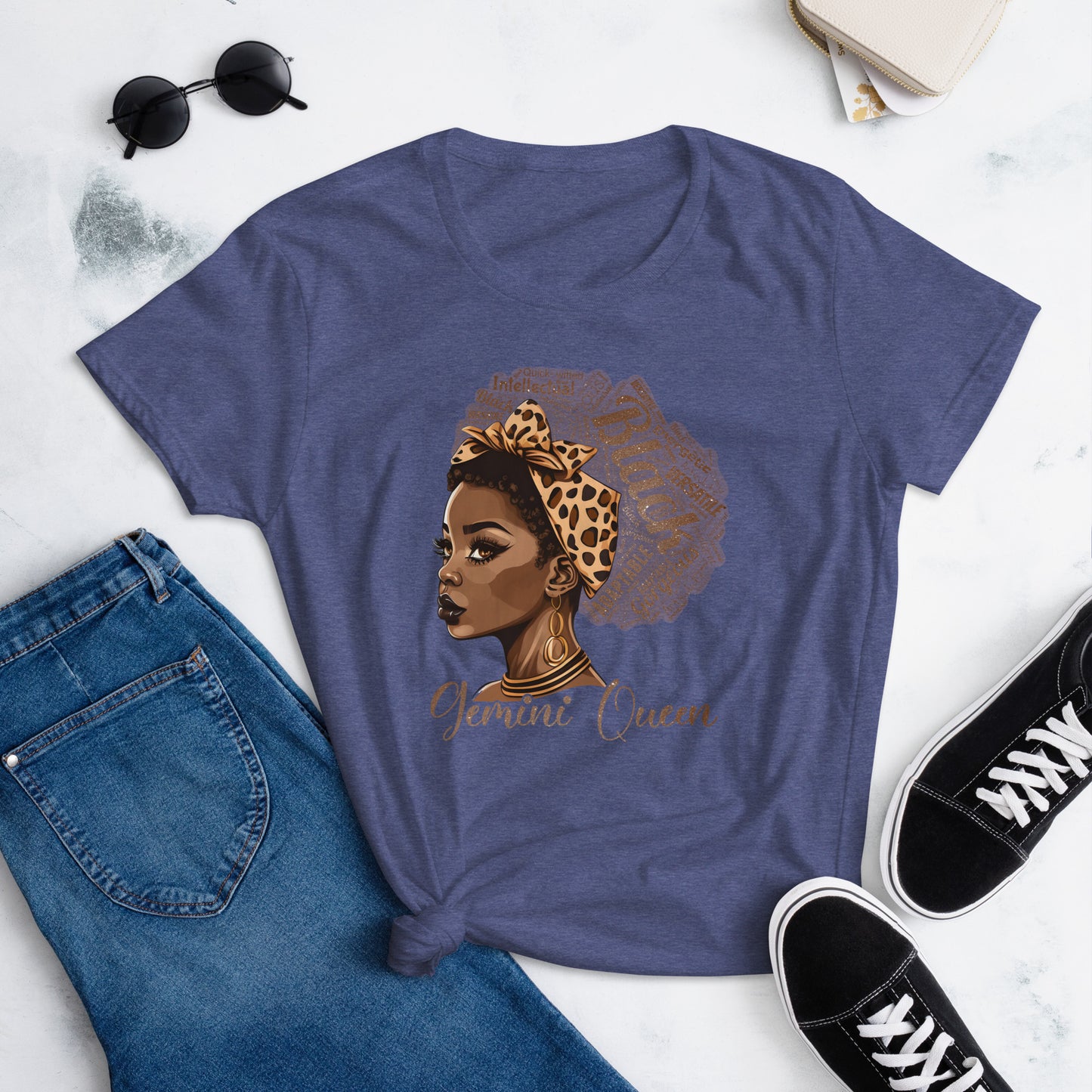 Women's short sleeve "Gemini Queen" t-shirt