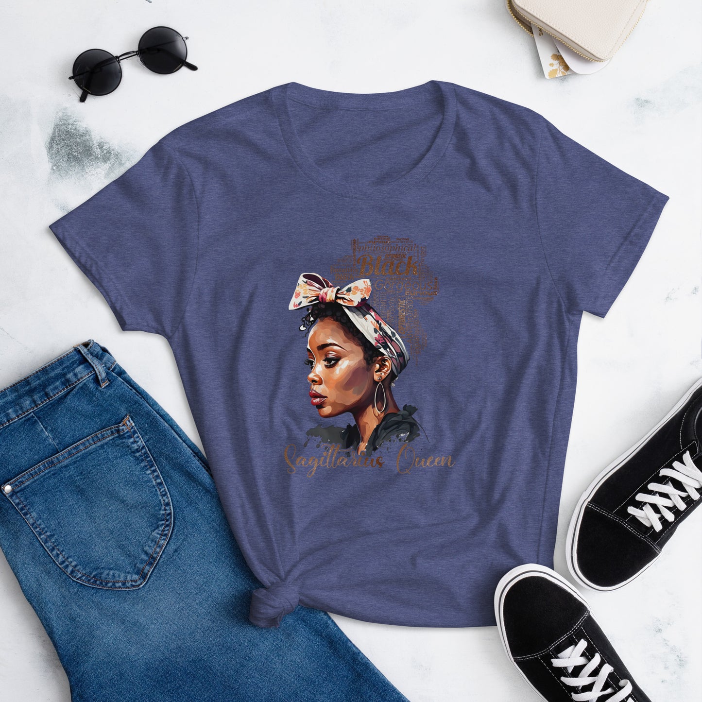 Women's short sleeve "Sagittarius Queen" t-shirt