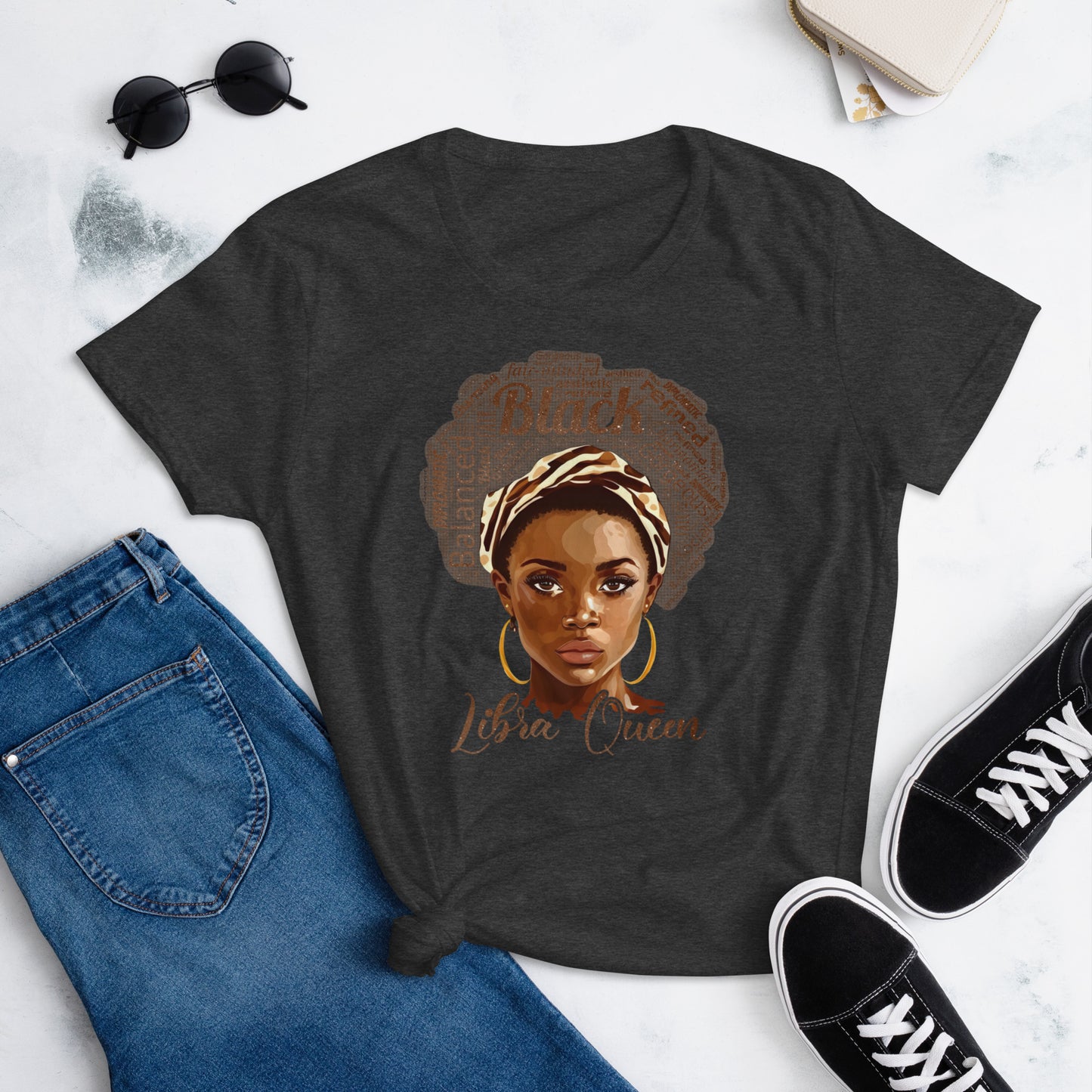 Women's short sleeve "Libra Queen" t-shirt