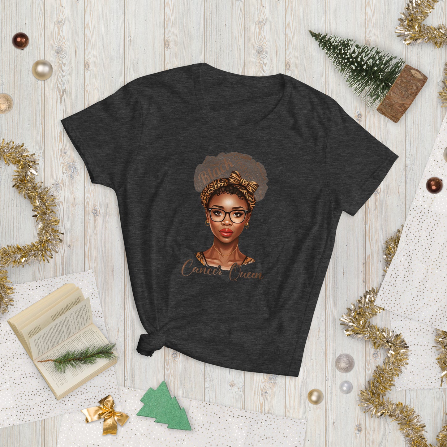 Women's short sleeve “Cancer Queen” t-shirt