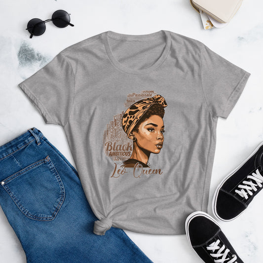 Women's short sleeve "Leo Queen" t-shirt