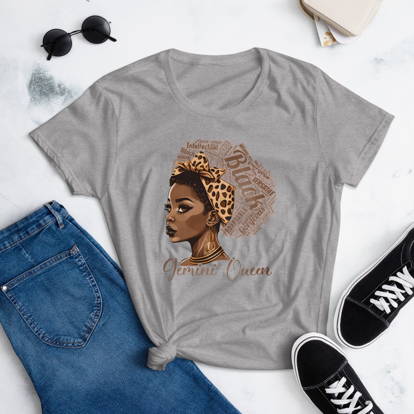 Women's short sleeve "Gemini Queen" t-shirt