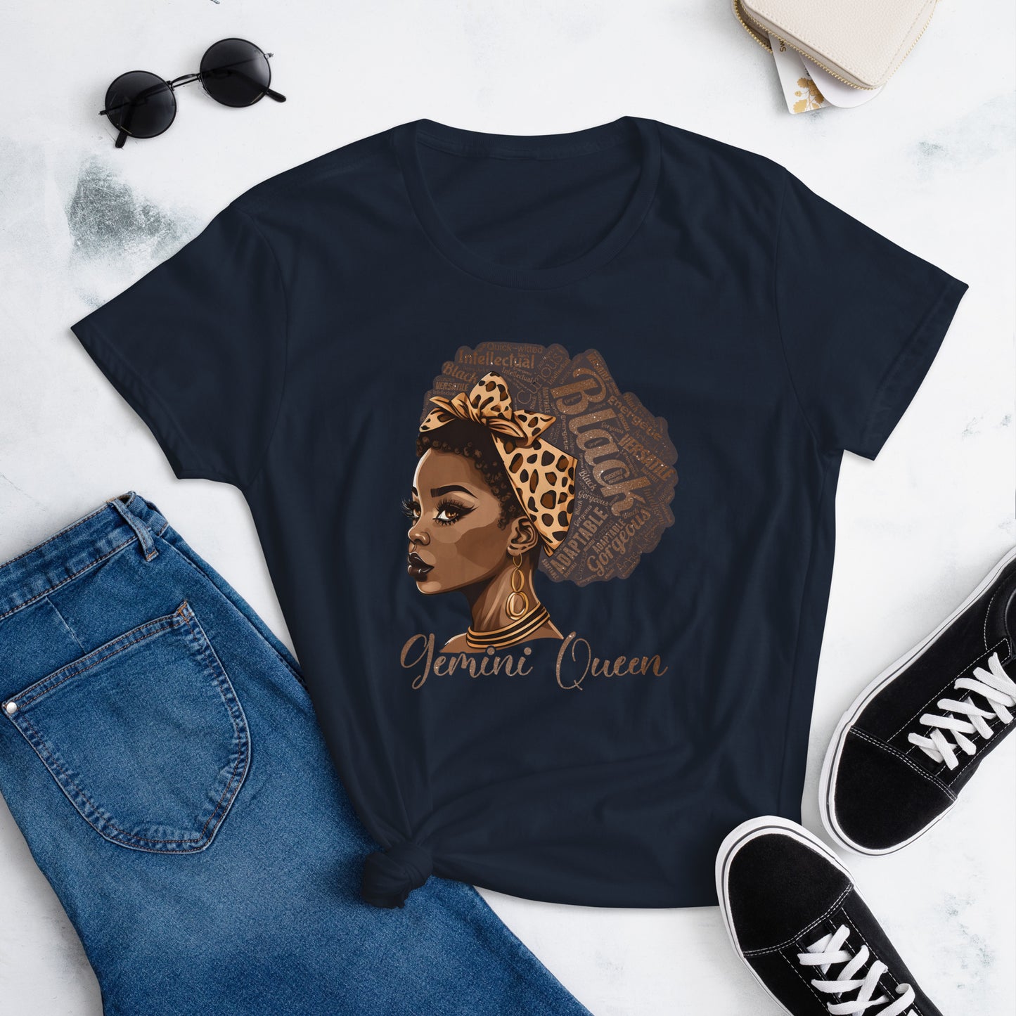 Women's short sleeve "Gemini Queen" t-shirt