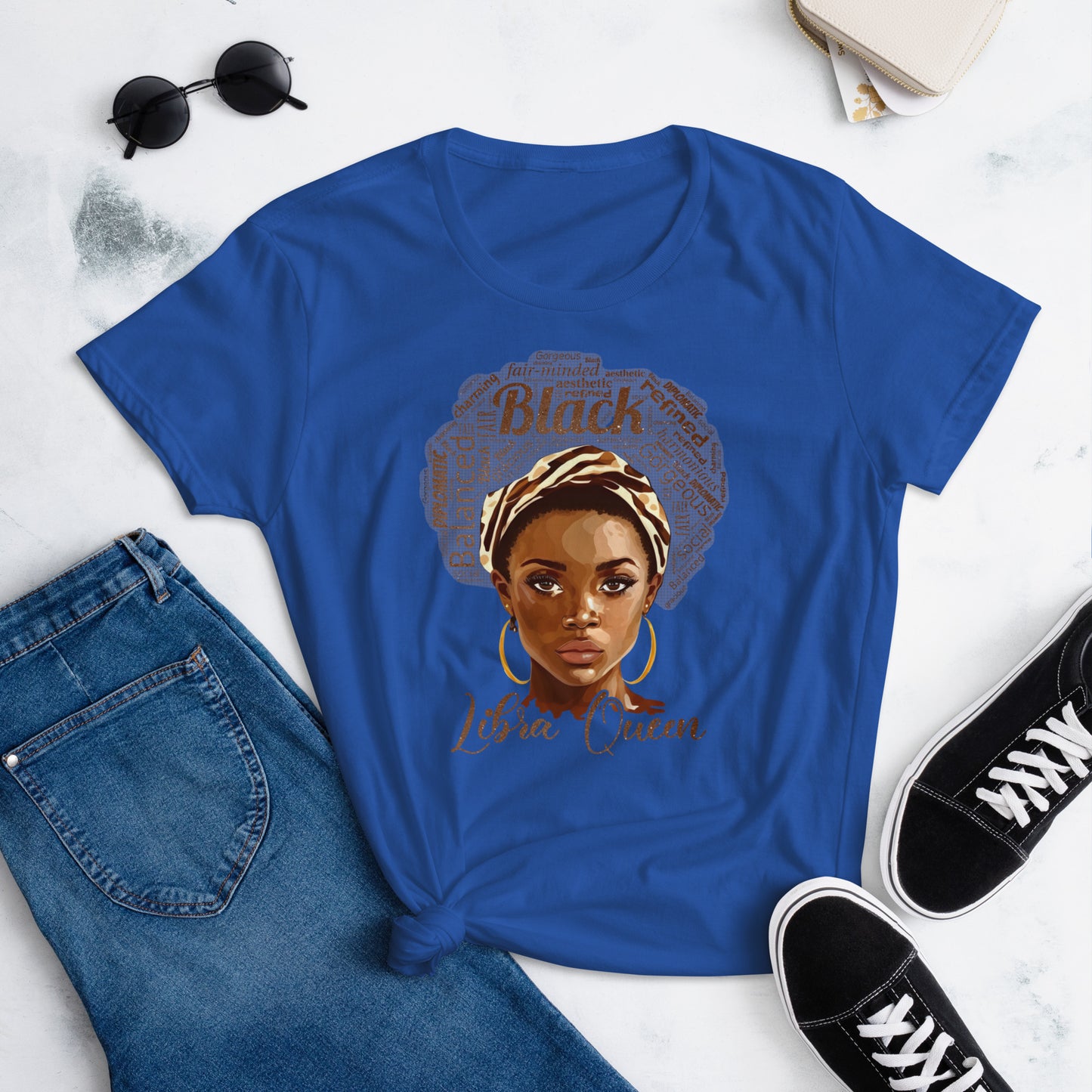 Women's short sleeve "Libra Queen" t-shirt