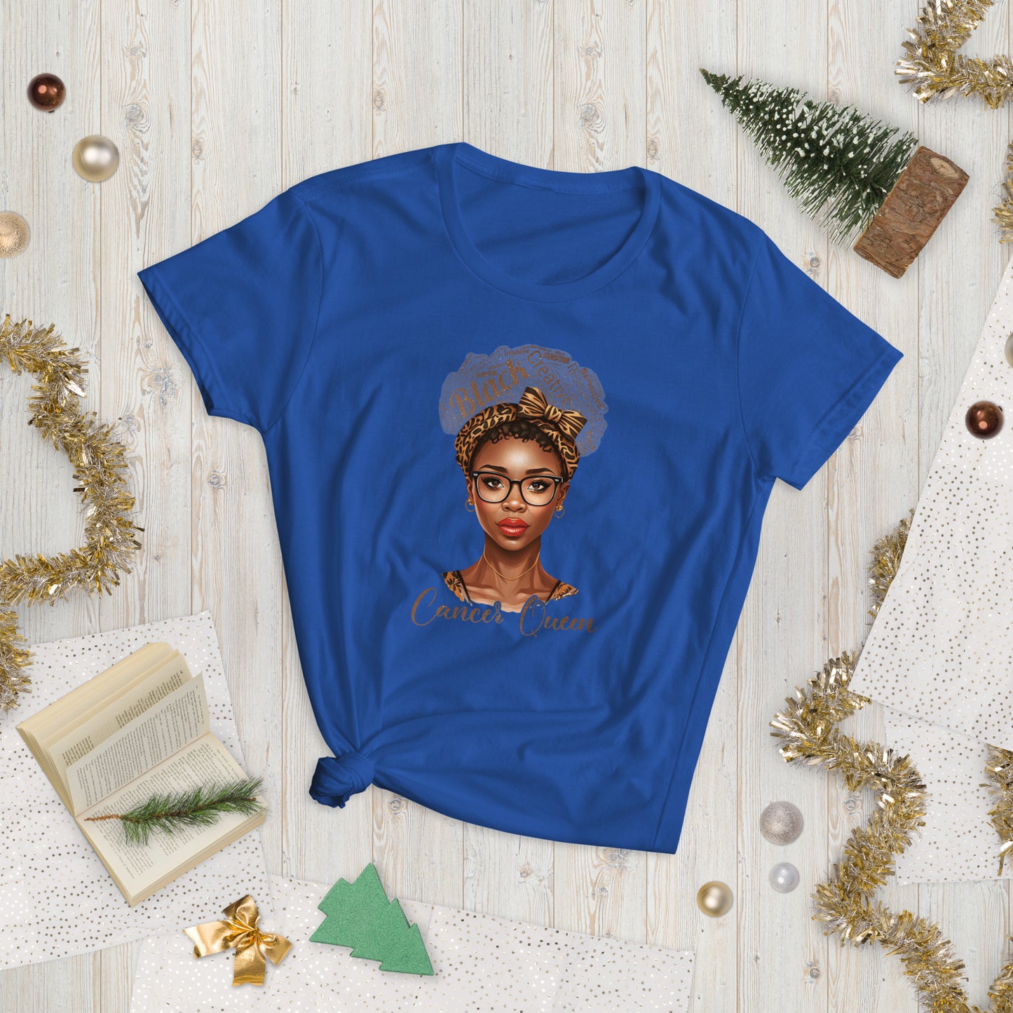 Women's short sleeve “Cancer Queen” t-shirt