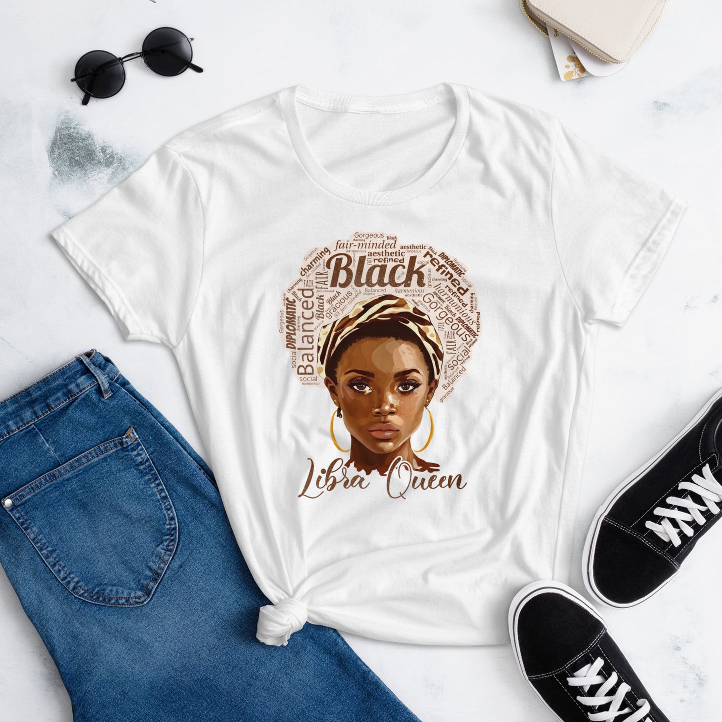 Women's short sleeve "Libra Queen" t-shirt