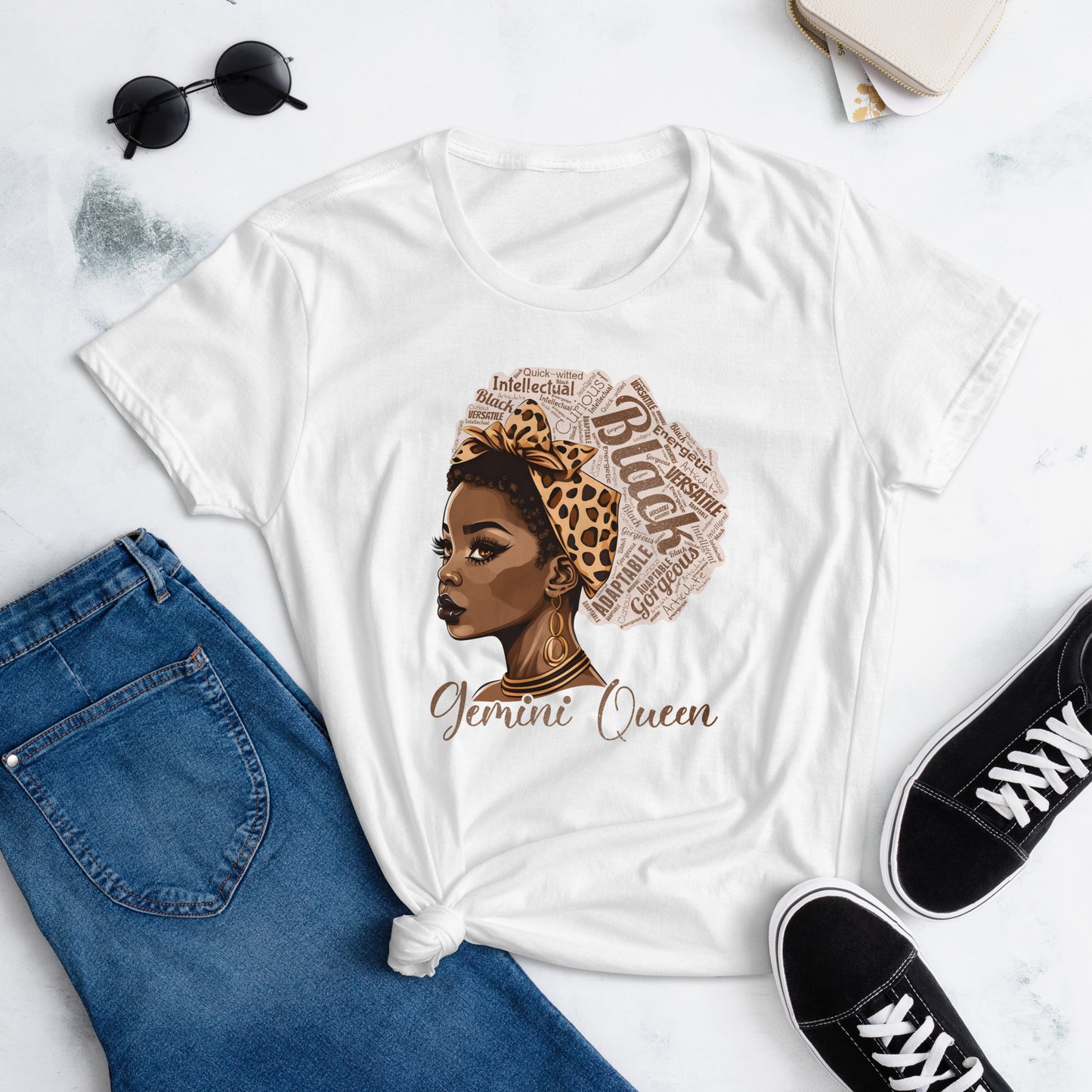 Women's short sleeve "Gemini Queen" t-shirt