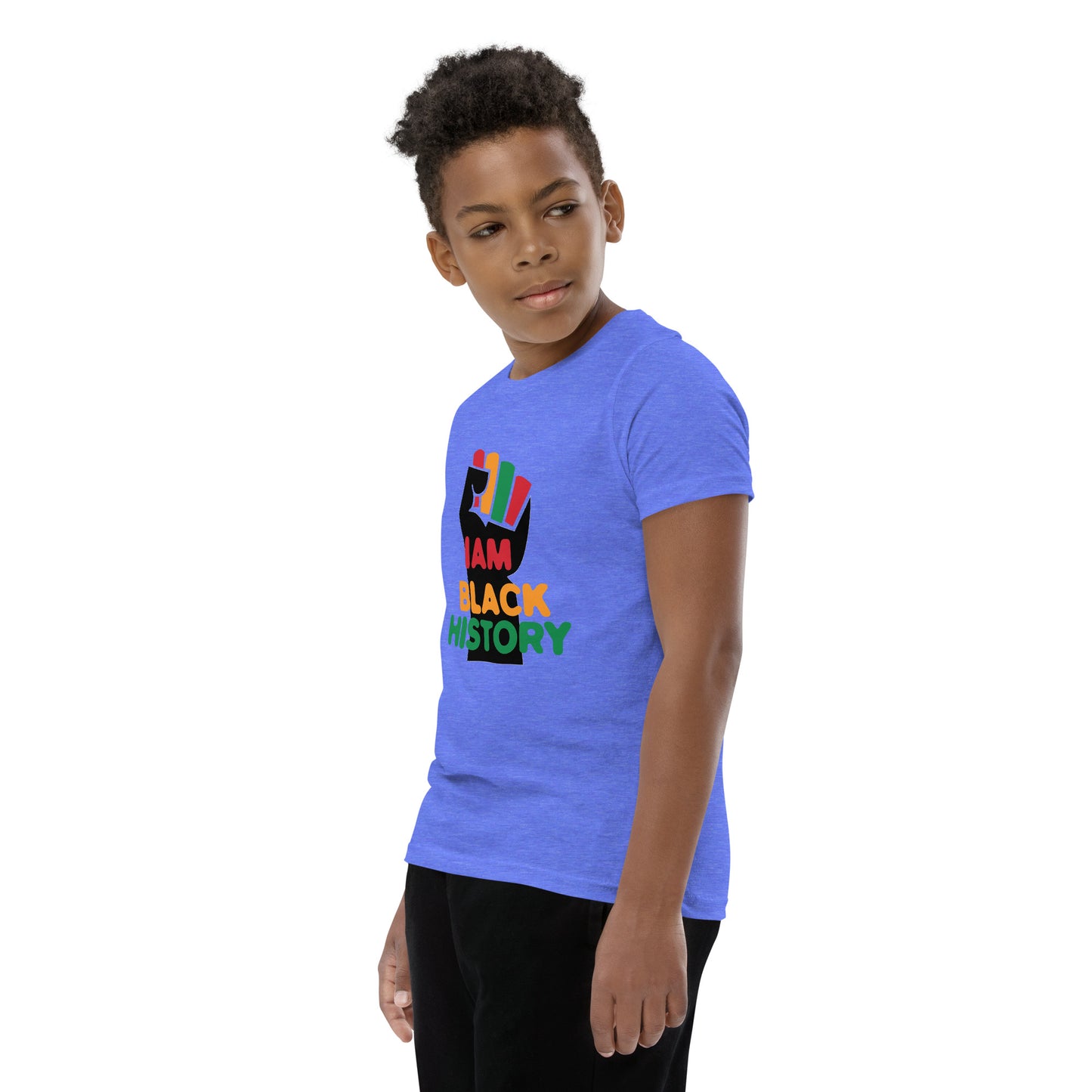 Youth Short Sleeve "I am black history" T-Shirt