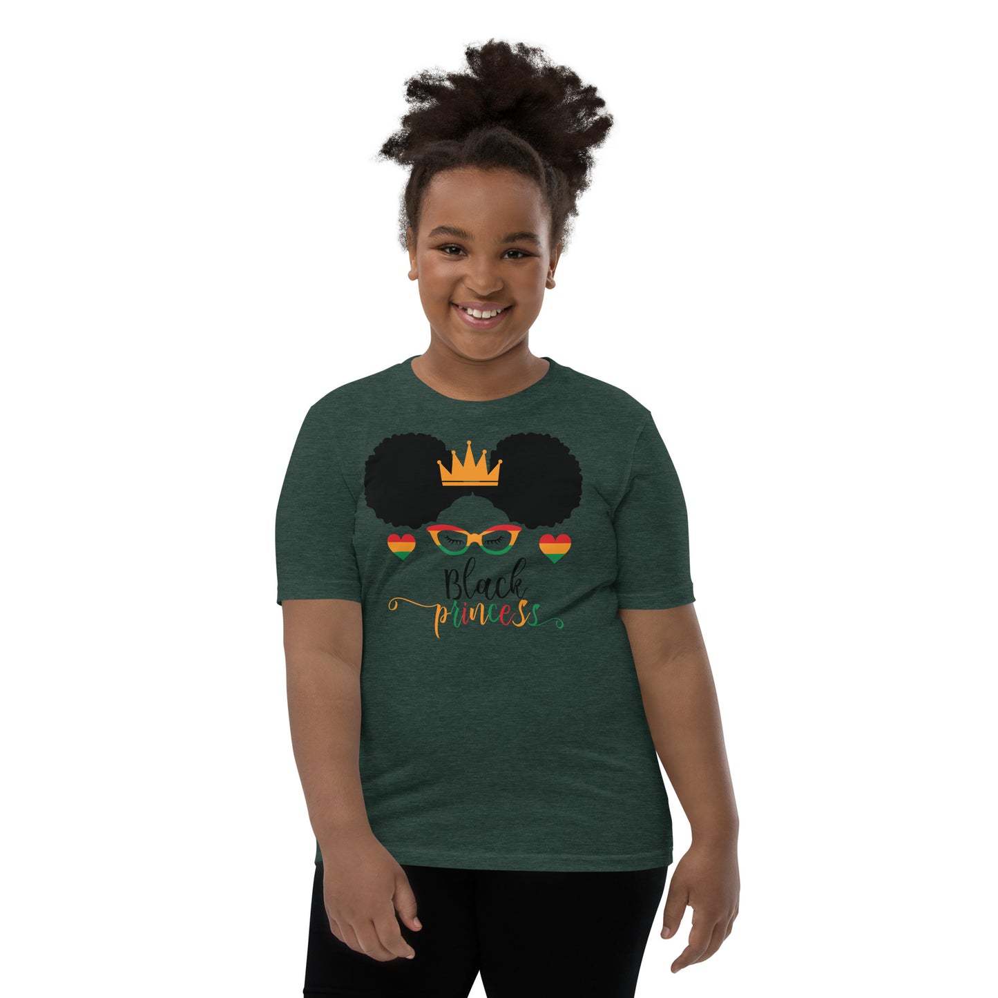 Youth Short Sleeve “Black Princess” T-Shirt